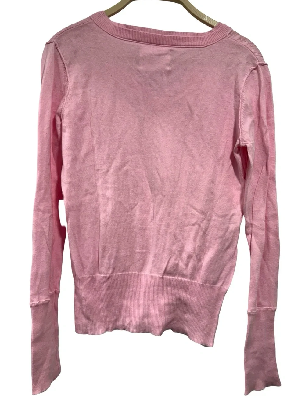 Girls Justice Cable Knit V-Neck Sweater